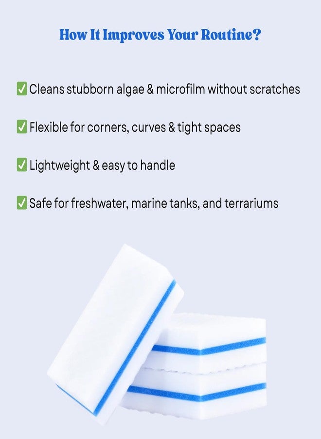 وسادات تنظيف الطحالب من سلسلة سكيب رايت مايا ذات النقاط المزدوجة | منظف زجاج أحواض السمك عالي الجودة (3 وسادات) - Image 3